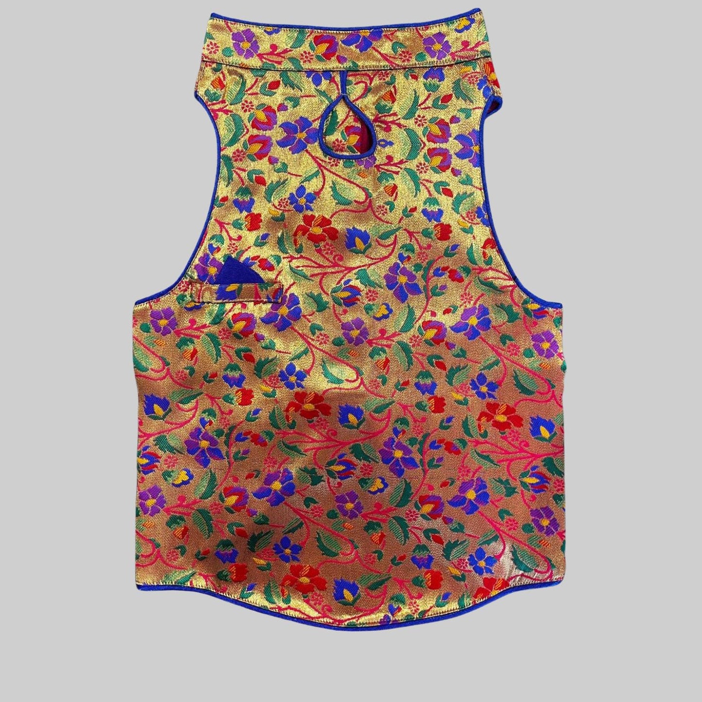 Gold Floral Dog Sherwani